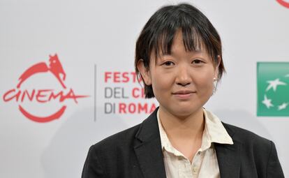 Celine Song on October 20 at the Rome International Film Festival. 