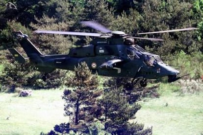 Helicóptero de ataque Tigre que la empresa Eurocopter fabricará en Albacete.
