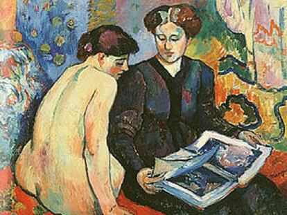 Pintura de Henri Manguin de la colección de Carmen Thyssen, que se exhibe en Roma.