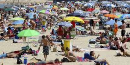 Playa de Ondarreta de San Sebastián, en el País Vasco. EFE/Archivo