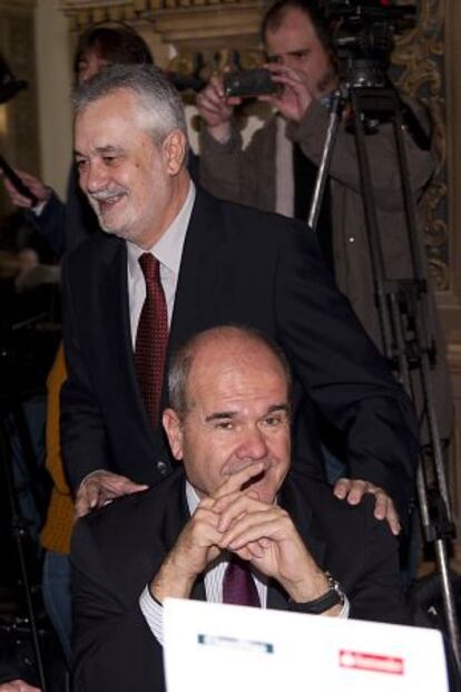 Griñán y Chaves, en marzo de 2013.