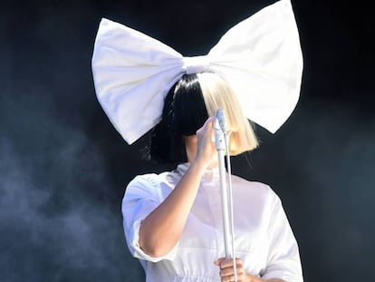 Sia, durante un concierto el verano pasado en Inglaterra.