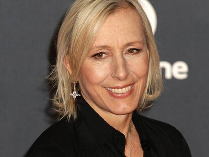 La extenista Martina Navratilova.