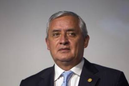 El presidente de Guatemala, Otto Pérez Molina. EFE/Archivo