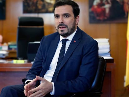 El ministro de Consumo, Alberto Garzón