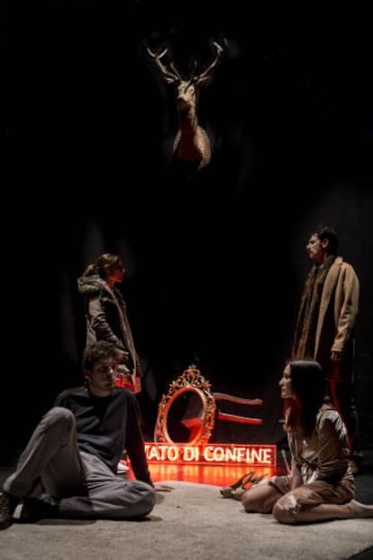 Un momento de la representación de Demonios, obra del sueco Lars Noren adaptada por Julián Fuentes Reta.