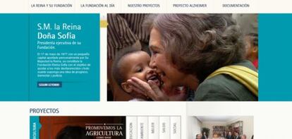  Web de la fundaci&oacute;n de la Reina. 