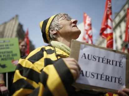 Protesta contra la austeridad, el 12 de abril en Par&iacute;s