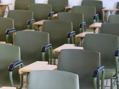 Aula en la Universidad de Las Palmas de Gran Canaria.