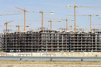 Edificios en construcción en Seseña. (Toledo).