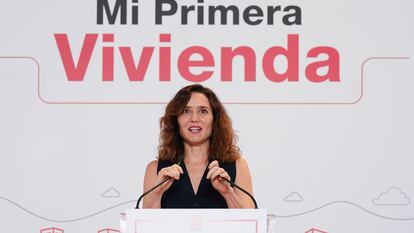 La presidenta de la Comunidad de Madrid, Isabel Díaz Ayuso.