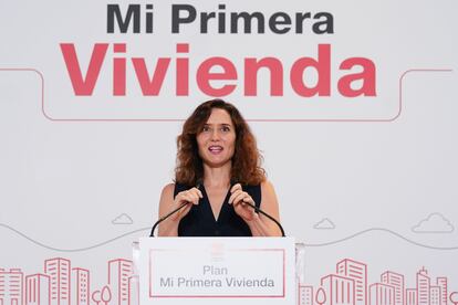 La presidenta de la Comunidad de Madrid, Isabel Díaz Ayuso.