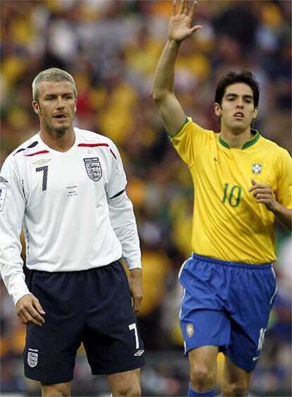 Beckham y Kaká, juntos en el nuevo Wembley