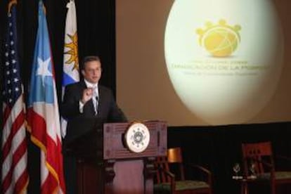 En la imagen, el gobernador de Puerto Rico, Alejandro García Padilla. EFE/Archivo