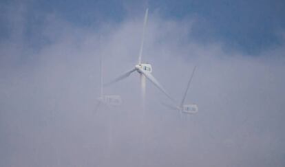 A wind farm in Muras (Lugo).