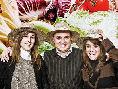Los responsables de Directo del Campo: Cristina Llorente, Salvador Umbert y Aida Gil