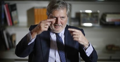 Íñigo Méndez de Vigo, el pasado jueves en su despacho.