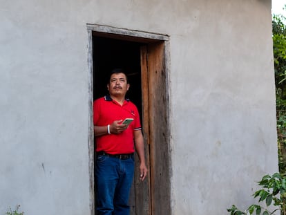 Víctor Vásquez, líder indígena y defensor ambiental de Simpinula, una población en el departamento de La Paz (Honduras).