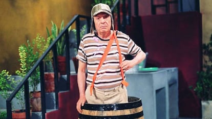 O ator Roberto Gómez Bolaños como 'Chaves', exibido há mais de 30 anos pelo SBT no Brasil.