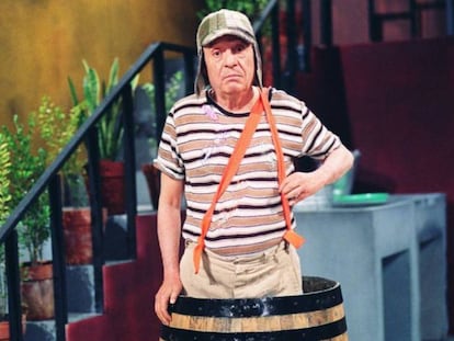 O ator Roberto Gómez Bolaños como 'Chaves', exibido há mais de 30 anos pelo SBT no Brasil.