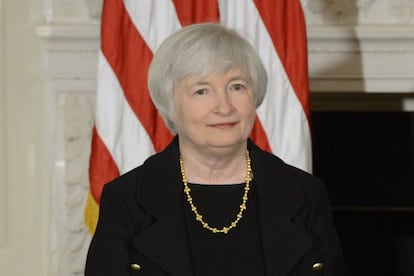 Janet Yellen, el pasado mi&eacute;rcoles en la Casa Blanca.