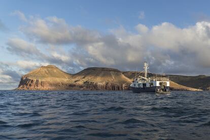 Cada año, un grupo de científicos y pescadores de la zona viajan a bordo de un barco durante diez días para evaluar el progreso de las áreas de refugio.