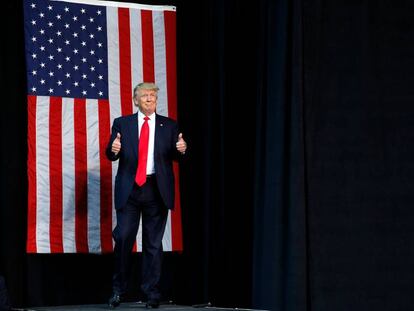 El candidato presidencial Donald Trump.