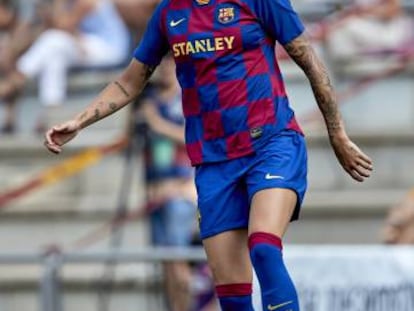 Jenni Hermoso, delantera del Barça.