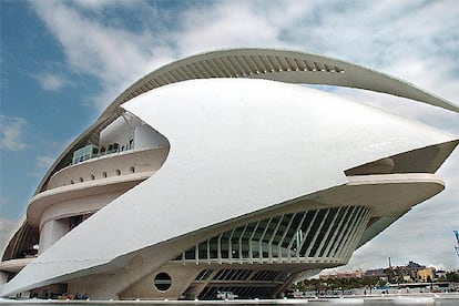 El Palau de les Arts de Valencia.
