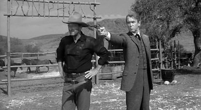 Un momento de 'El hombre que mató a Liberty Valance', de John Ford.