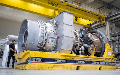 Turbina del Nord Stream en Mülheim an der Ruhr, el pasado 3 de agosto.