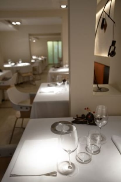 Comedor del restaurante Alkimia, en Barcelona.