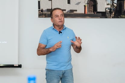 El alcalde de Tinajo, Jesús Machín, en una imagen de redes sociales.