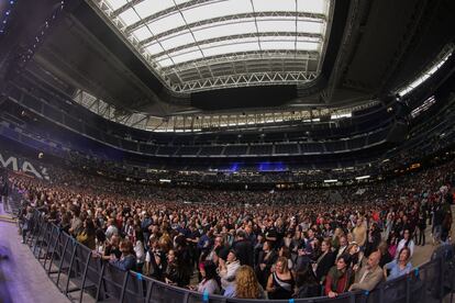 El festival Locos por la Música, en el Santiago Bernabéu, el 26 de abril de 2024.