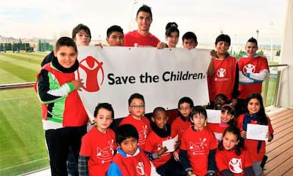 Cristiano Ronaldo, embajador de Save the Children.