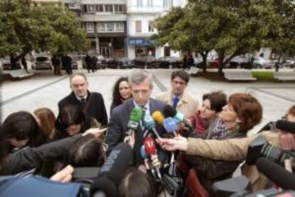 El vicepresidente de la Xunta y conselleiro de Presidencia, Administraciones Públicas y Justicia, Alfonso Rueda. EFE/Archivo