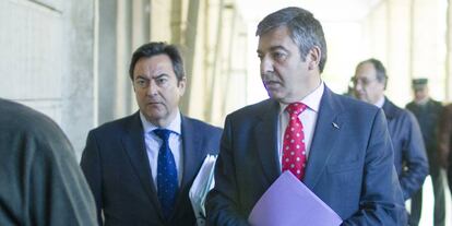 Dos representantes de la Fiscalía Anticorrupción en Sevilla.