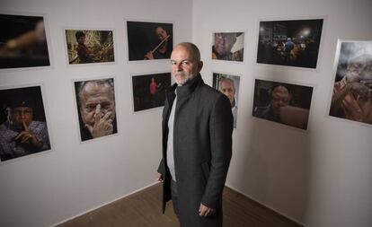 H&eacute;ctor Garrido, ayer, en Casa de Am&eacute;rica, en Madrid.