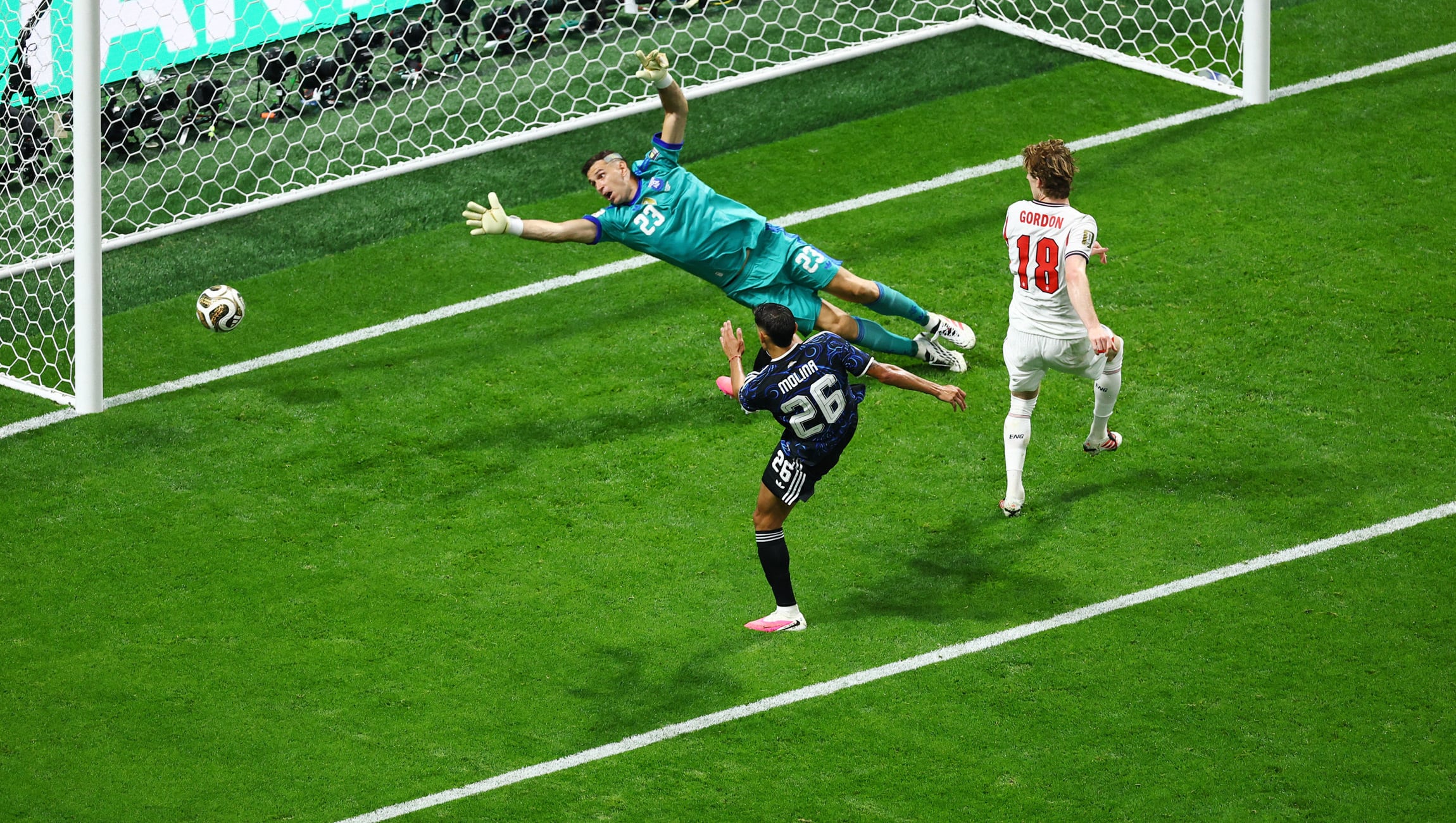 Inglaterra - Argentina, las semifinales del Mundial en directo | Gordon adelanta a Inglaterra