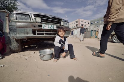 GAza niños comida