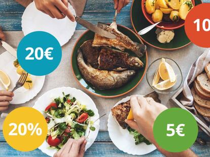 Se puede comer bien (sin cocinar) con estas ofertas y descuentos