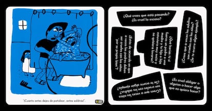 Escena del libro 'Mundo cruel' (2014). Textos de Ellen Duthie e ilustraciones de Daniela Martagón.