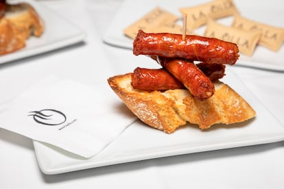 Chistorra del restaurante La Olla (Pamplona), en una imagen cedida por el establecimiento.