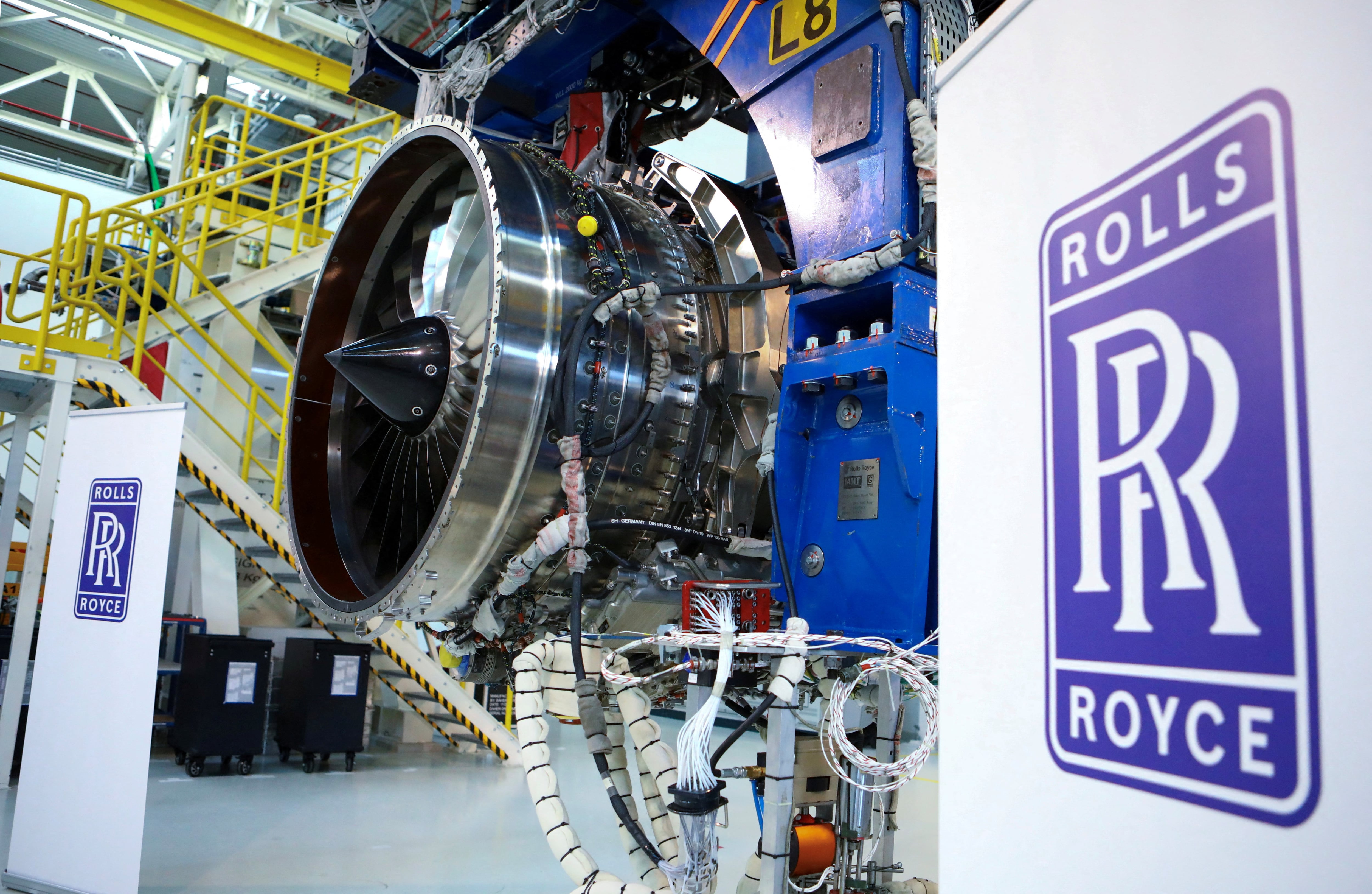 Imagen de una planta de Rolls Royce en Alemania.