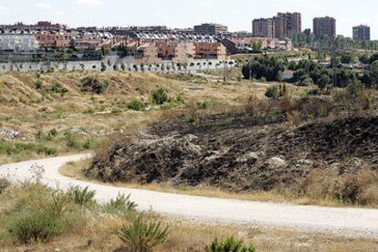 Terrenos de un plan urbanístico en Madrid.