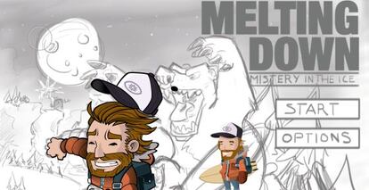 Cabecera del juego 'Melting Down'.