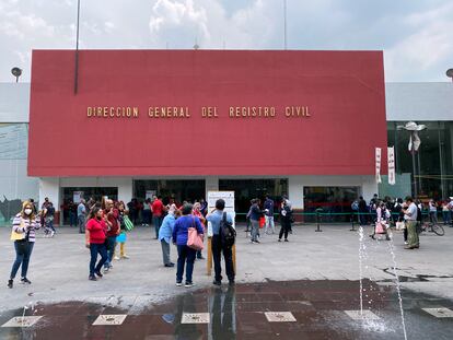 Las oficinas de la Dirección General del Registro Civil de la Ciudad de México