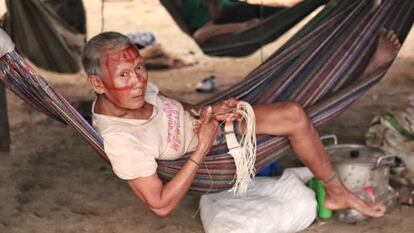 Un indígena nunak en San José de Guaviare, Colombia.