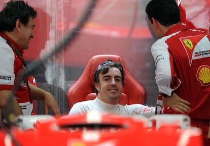Alonso, en la India. 