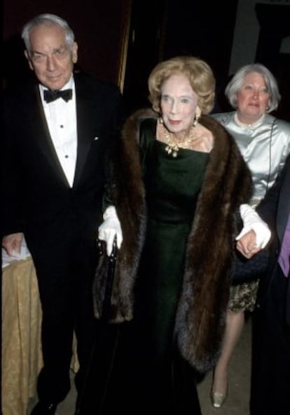 Brooke Astor y su hijo Anthony Marshall.